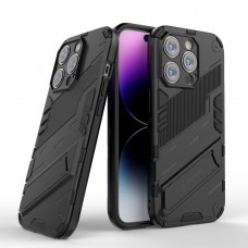 Θήκη Κινητού BBR Steel Αντικραδασμική ( Armor - Shockproof ) με ενσωματωμένη βάση στήριξης ( Kickstand ) για i-PHONE 14 PRO (6,1) BLACK